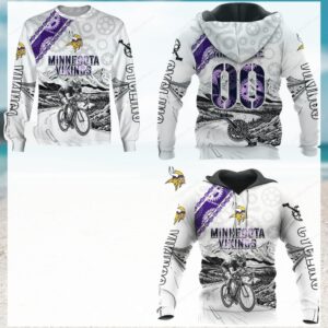 Unique Minnesota Vikings Themed Cycling Hoodie Unique Minnesota Vikings Themed Cycling Hoodie