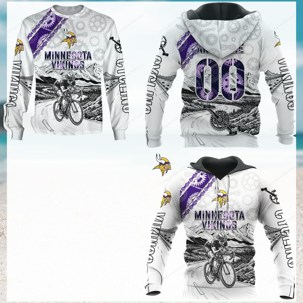 Unique Minnesota Vikings Themed Cycling Hoodie Unique Minnesota Vikings Themed Cycling Hoodie