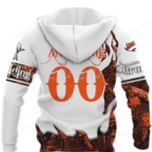 Untamed Spirit Denver Broncos Bull Rider Apparel Hoodie