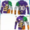 Official Minnesota Vikings Custom 3D Print Hoodie Official Minnesota Vikings Custom 3D Print Hoodie