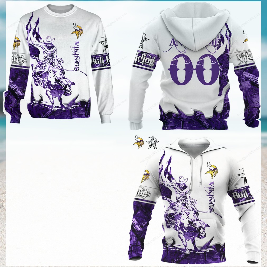 Vikings Purple and White Rodeo Themed Shirts Vikings Purple and White Rodeo Themed Shirts