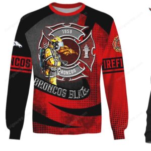 Vintage 1959 Broncos Firefighter Tribute Apparel Hoodie