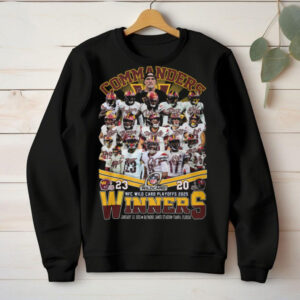 Washington Commanders 2025 NFC Wild Card Playoff Winners T Shirt Washington Commanders 2025 NFC Wild Card Playoff Winners T Shirt