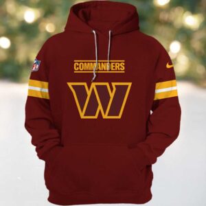 Washington Commanders Burgundy Double Header Blitz Cornerback Pullover Hoodie