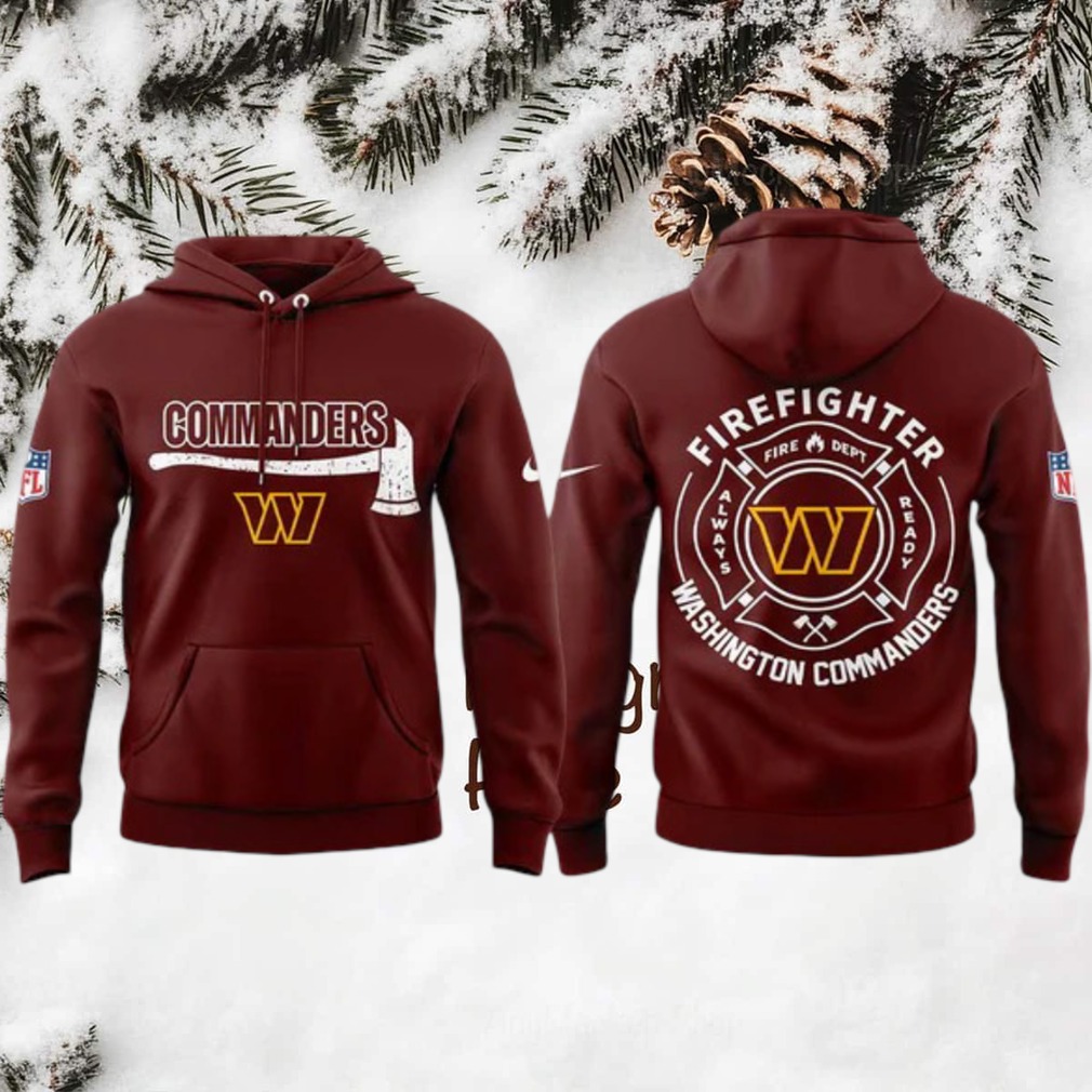 Washington Commanders Firefighter Appreciation Day 2025 Hoodie Washington Commanders Firefighter Appreciation Day 2025 Hoodie