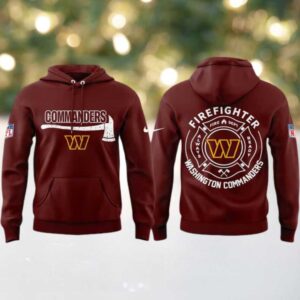 Washington Commanders Firefighter Appreciation Day 2025 Hoodie
