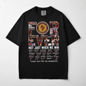 Washington Commanders Forever Not Just When We Win Commemorative T Shirt (1)