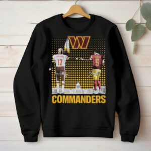 Washington Commanders Jayden Daniels & Terry McLaurin Homage NFL Jam Tri Blend T Shirt Washington Commanders Jayden Daniels & Terry McLaurin Homage NFL Jam Tri Blend T Shirt