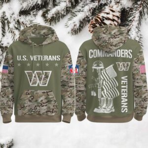 Washington Commanders US Veterans Salute to Service Camo Hoodie Washington Commanders US Veterans Salute to Service Camo Hoodie