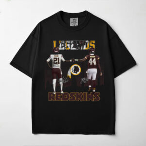 Washington Redskins Legends John Riggins 44 Sean Taylor 21 T Shirt