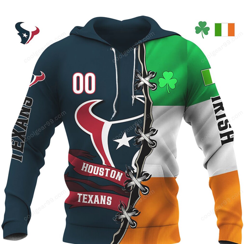 Houston Texans Irish Heritage, NFL Football Fan hoodie Houston Texans Irish Heritage, NFL Football Fan hoodie