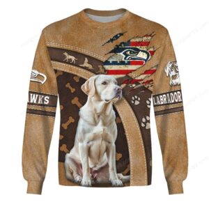 Yellow Labrador Retriever Custom Name 3D All Over Print Shirt Yellow Labrador Retriever Custom Name 3D All Over Print Shirt