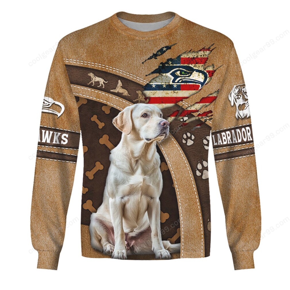 Yellow Labrador Retriever Custom Name 3D All Over Print Shirt Yellow Labrador Retriever Custom Name 3D All Over Print Shirt