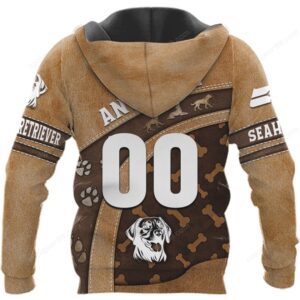 Yellow Labrador Retriever Custom Name 3D All Over Print Shirt