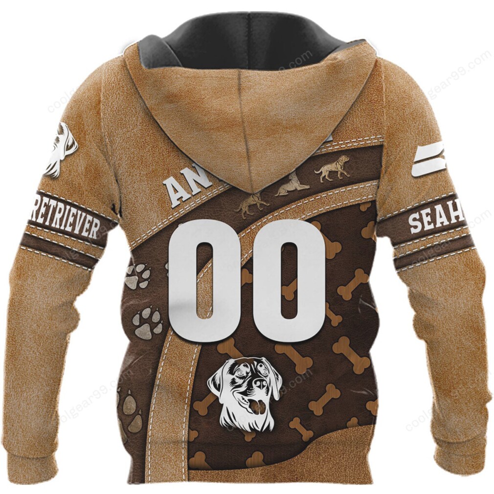 Yellow Labrador Retriever Custom Name 3D All Over Print Shirt Yellow Labrador Retriever Custom Name 3D All Over Print Shirt