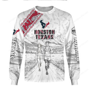 Houston Texans 'Born To Run' Performance Running NFL Flag Hoodie
