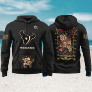 Houston Texans Hasta la Muerte Sugar Skull Hoodie Houston Texans Hasta la Muerte Sugar Skull Hoodie