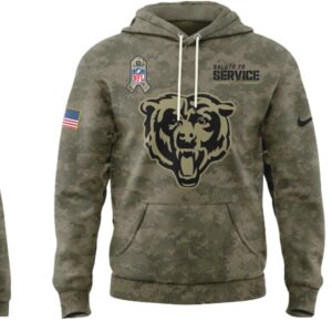 hoodie Chicago Bears Salute to Service NFL Fan Hoodie
