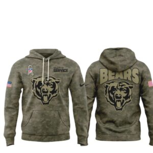 hoodie Chicago Bears Salute to Service NFL Fan Hoodie