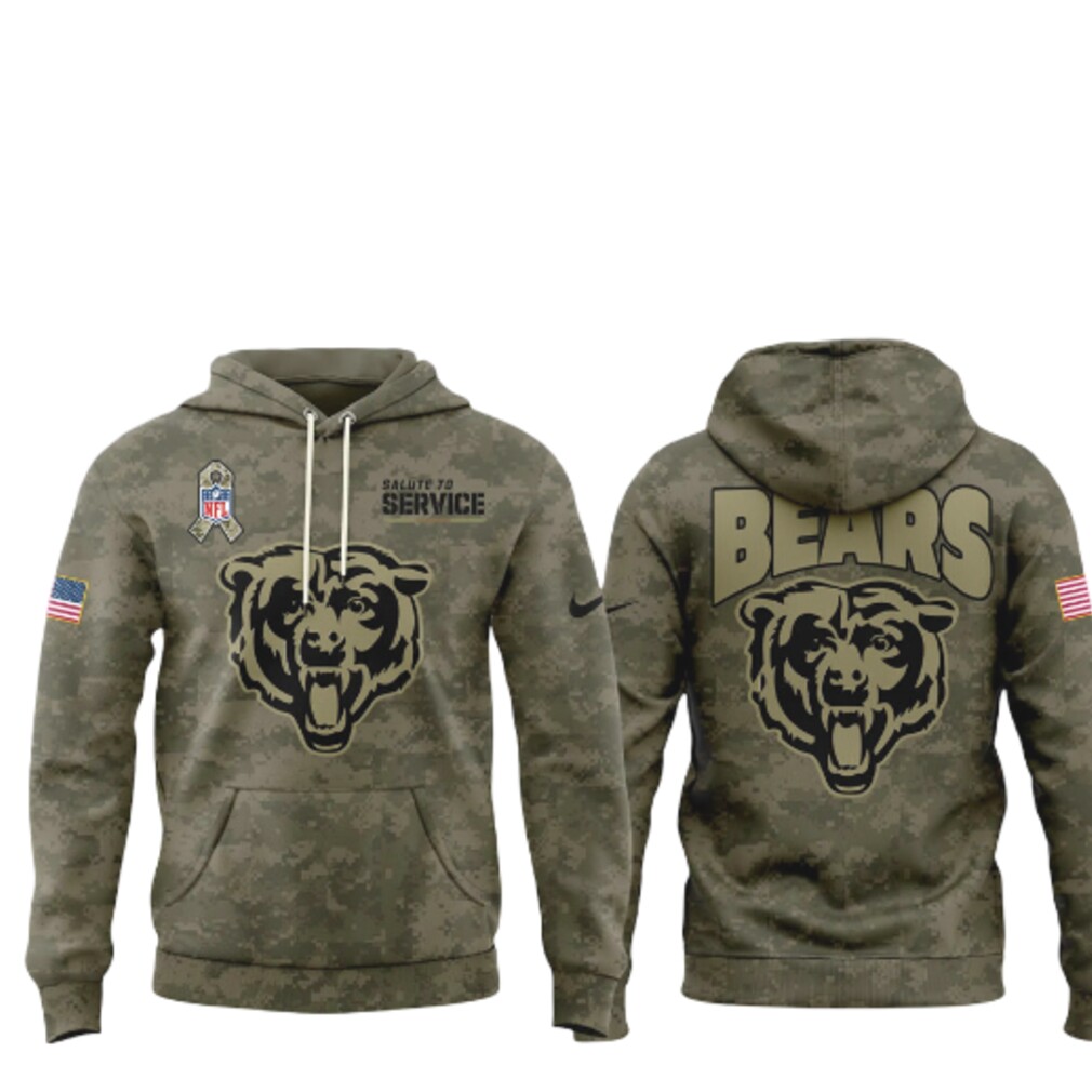 hoodie Chicago Bears Salute to Service NFL Fan Hoodie hoodie Chicago Bears Salute to Service NFL Fan Hoodie