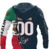 White Houston Texans Cyclist Graphic NFL Hoodie White Houston Texans Cyclist Graphic NFL Hoodie