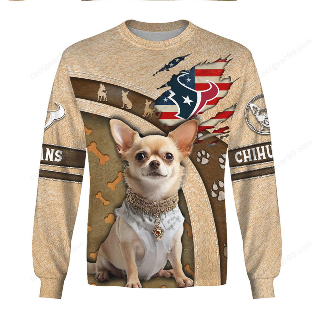 Houston Texans Chihuahua Dog Lover Hoodie Houston Texans Chihuahua Dog Lover Hoodie