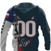 Houston Texans Motocross Gear Collection NFL Flag Hoodie Houston Texans Motocross Gear Collection NFL Flag Hoodie