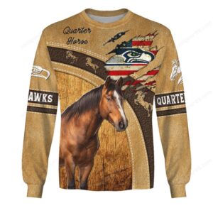 the Seahawk Steed Custom Hoodie