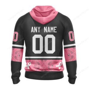 ustom LA Hockey Jersey Pullover Hoodie Pink Ribbon Edition Personalized Apparel ustom LA Hockey Jersey Pullover Hoodie Pink Ribbon Edition Personalized Apparel