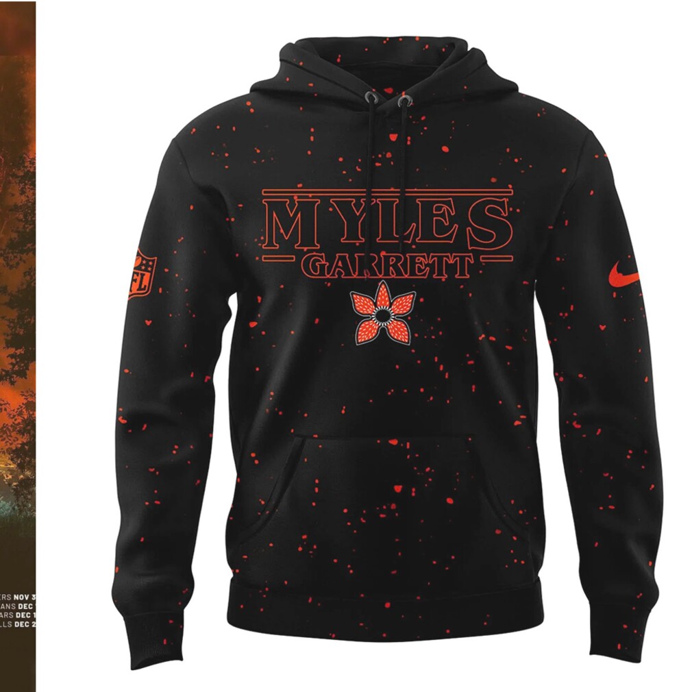 2025 Cleveland Browns x Stranger Things Hoodie 2025 Cleveland Browns x Stranger Things Hoodie