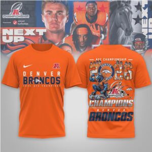 2026 AFC Championship Denver Broncos & NE Patriots Series T Shirt