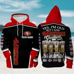 49Ers Yes I Am Old Bomber NFL Hoodie 49Ers Yes I Am Old Bomber NFL Hoodie