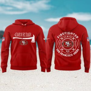 49ers Firefighter NFL Football Hoodie 49ers Firefighter NFL Football Hoodie