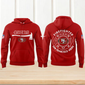 49ers Firefighter NFL Football Hoodie