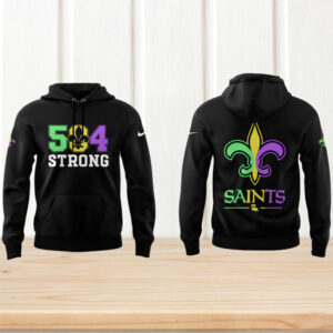 504 Strong Saints NFL Football Fan Hoodie