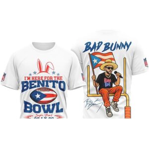 I'm Here For The Benito Bowl 2026 Bad Bunny Concert Fan Shirt