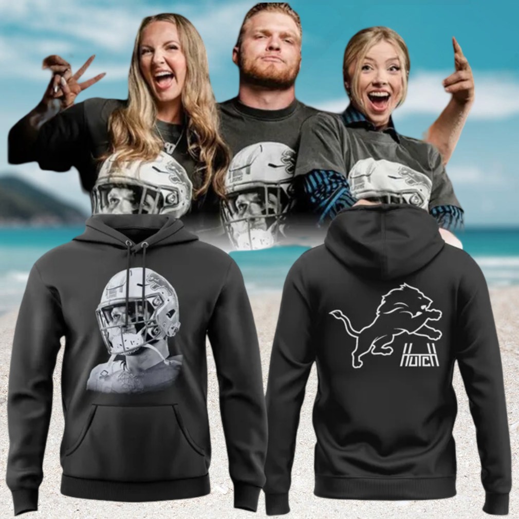 Aidan Hutchinson Charcoal House of Hutch x Detroit Lions Football Hoodie Aidan Hutchinson Charcoal House of Hutch x Detroit Lions Football Hoodie