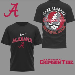 Alabama Crimson Tide Official Grateful Game Day 3D Shirt