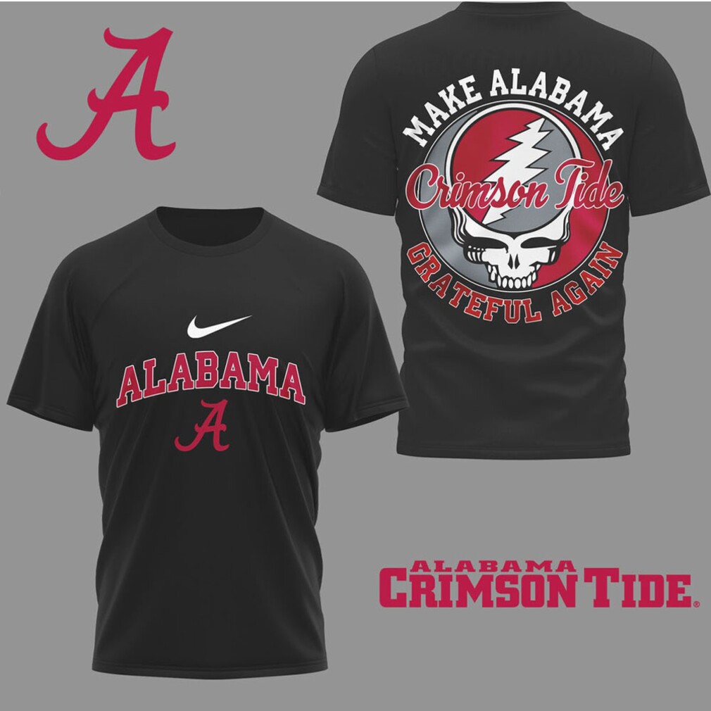 Alabama Crimson Tide Official Grateful Game Day 3D Shirt Alabama Crimson Tide Official Grateful Game Day 3D Shirt