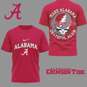 Alabama Crimson Tide Official Grateful Game Day 3D Shirt