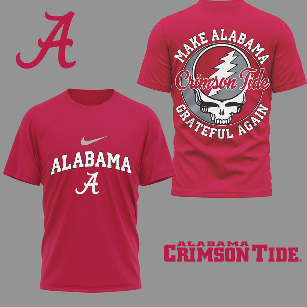 Alabama Crimson Tide Official Grateful Game Day 3D Shirt Alabama Crimson Tide Official Grateful Game Day 3D Shirt
