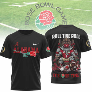Alabama Crimson Tide Rose Bowl Roll Tide Elephant Mascot Fan Shirt