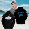 Aidan Hutchinson Charcoal House of Hutch x Detroit Lions Hoodie Aidan Hutchinson Charcoal House of Hutch x Detroit Lions Hoodie