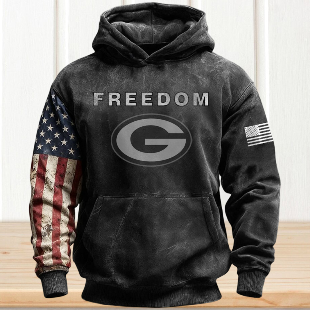 American Flag Sleeve G Team, Packers NFL Hoodie American Flag Sleeve G Team, Packers NFL Hoodie