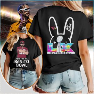 Arizona Cardinals Bad Bunny Benito Bowl Super Bowl LIX T Shirt Arizona Cardinals Bad Bunny Benito Bowl Super Bowl LIX T Shirt