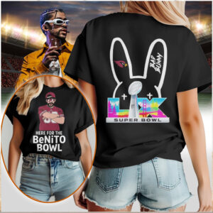 Arizona Cardinals Bad Bunny Benito Bowl Super Bowl LIX T Shirt
