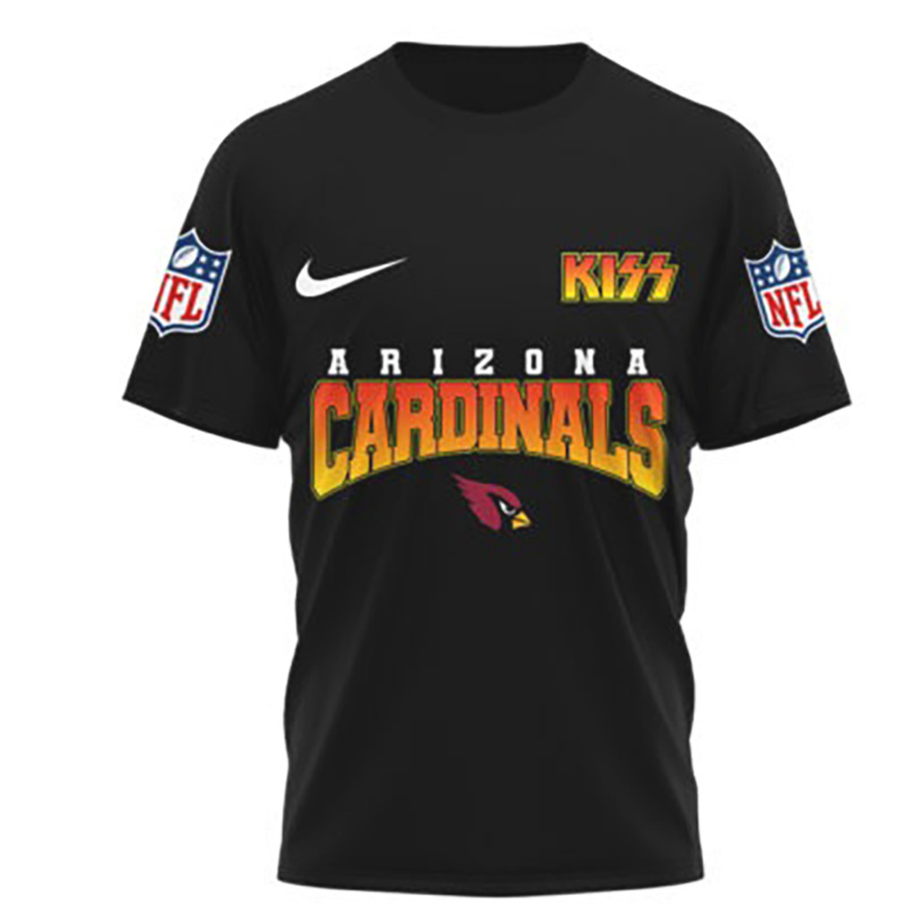 Arizona Cardinals Game Day 2026 Official NFL Kiss Band 3D Shirt Arizona Cardinals Game Day 2026 Official NFL Kiss Band 3D Shirt