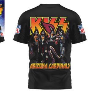 Arizona Cardinals Game Day 2026 Official NFL Kiss Band 3D Shirt