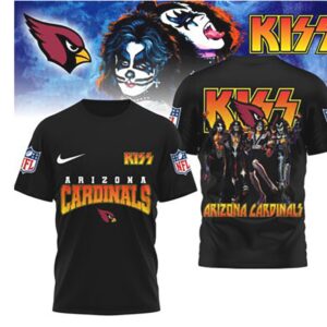 Arizona Cardinals Game Day 2026 Official NFL Kiss Band 3D Shirt