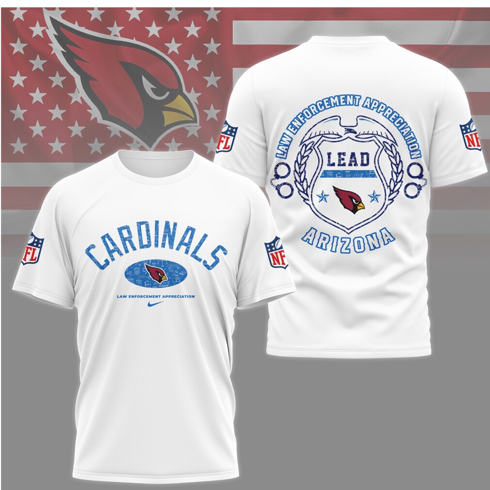 Arizona Cardinals Law Enforcement Appreciation T Shirt Arizona Cardinals Law Enforcement Appreciation T Shirt